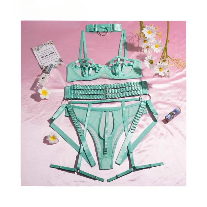 Lustrous Temptation Lingerie Set