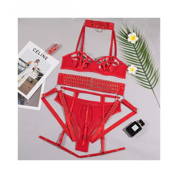 Lustrous Temptation Lingerie Set