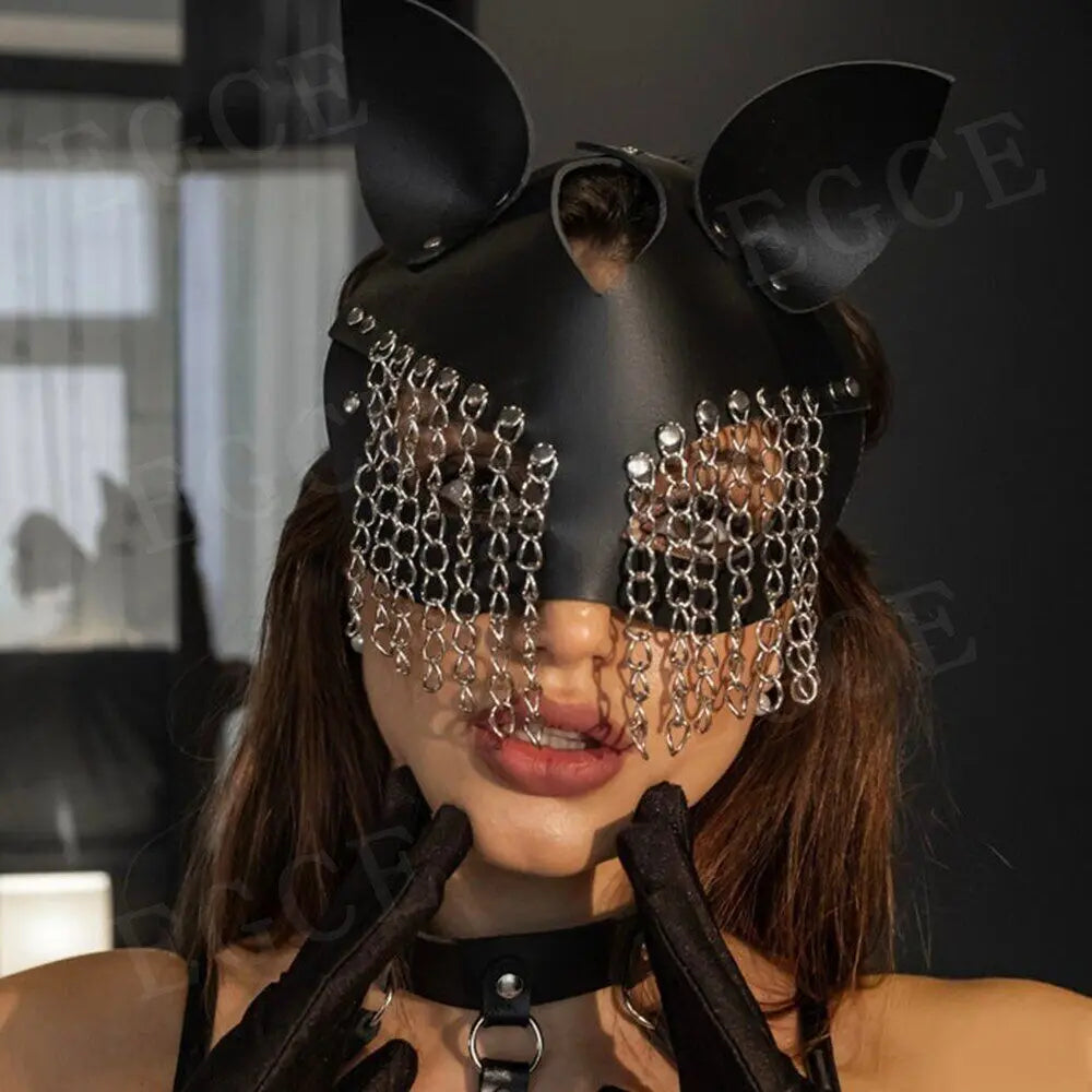 Chained Cat Mask