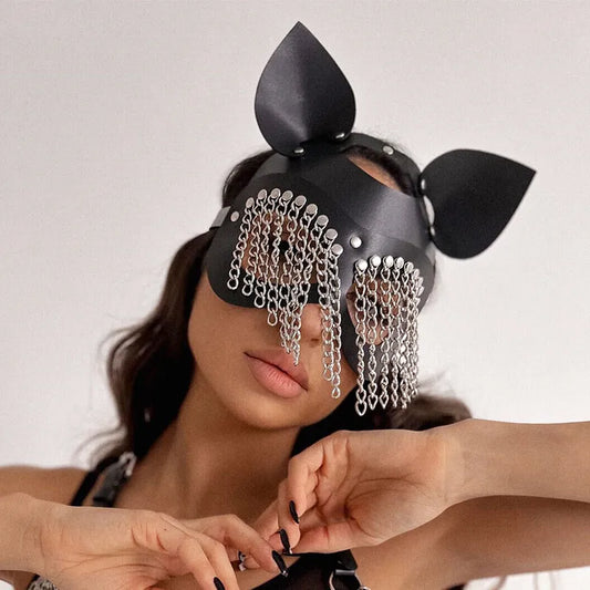 Chained Cat Mask
